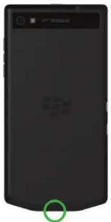 BLACKBERRY Porsche Design P9982 - Insérer une carte multimédia - 1