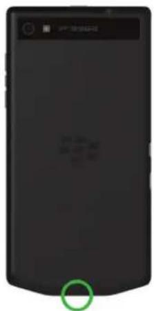 BLACKBERRY Porsche Design P9982 - Insérer ou retirer la batterie - 1