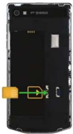 BLACKBERRY Porsche Design P9982 - Insérer la carte SIM - 2