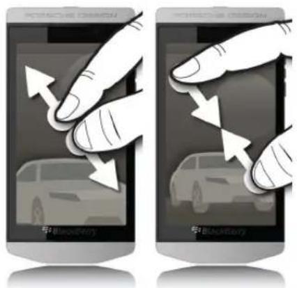 BLACKBERRY Porsche Design P9982 - Personnaliser le niveau d'agrandissement - 1