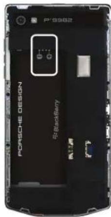 BLACKBERRY Porsche Design P9982 - Insérer ou retirer la batterie - 2