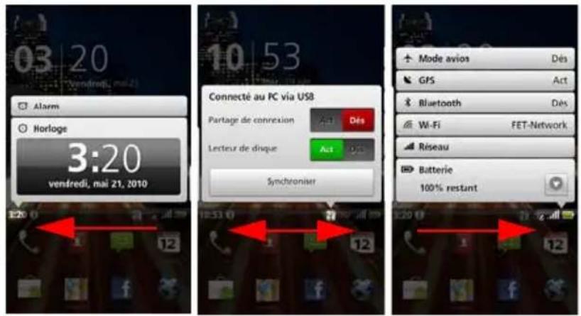 ACER Stream S110 - Zone de notification - 2