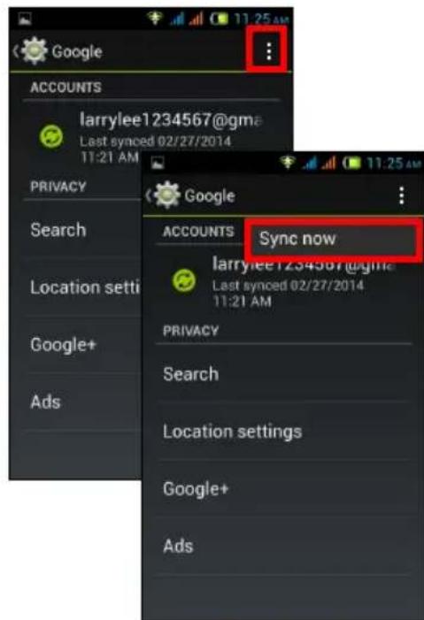 ACER Liquid Z4 Duo - Synchronisation - 1