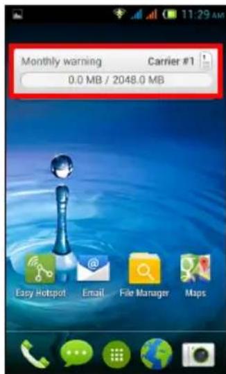 ACER Liquid Z4 Duo - Assistant utilisation des données - 1
