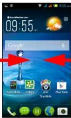 ACER Liquid Z4 Duo - L'écran d'accueil étendu - 3