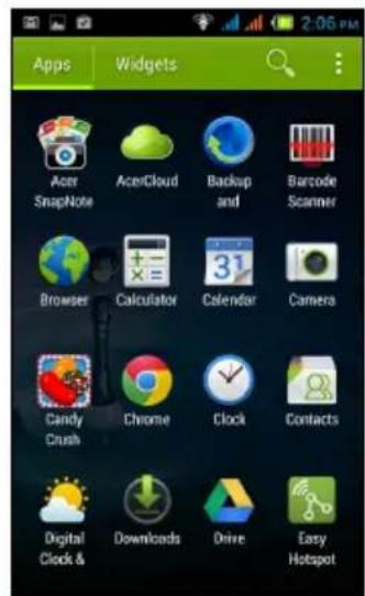 ACER Liquid Z4 Duo - Le menu application - 3