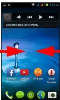 ACER Liquid Z4 Duo - L'écran d'accueil étendu - 4