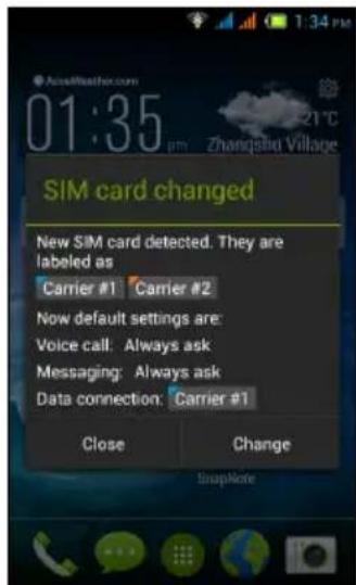 ACER Liquid Z4 Duo - Gestion SIM - 1