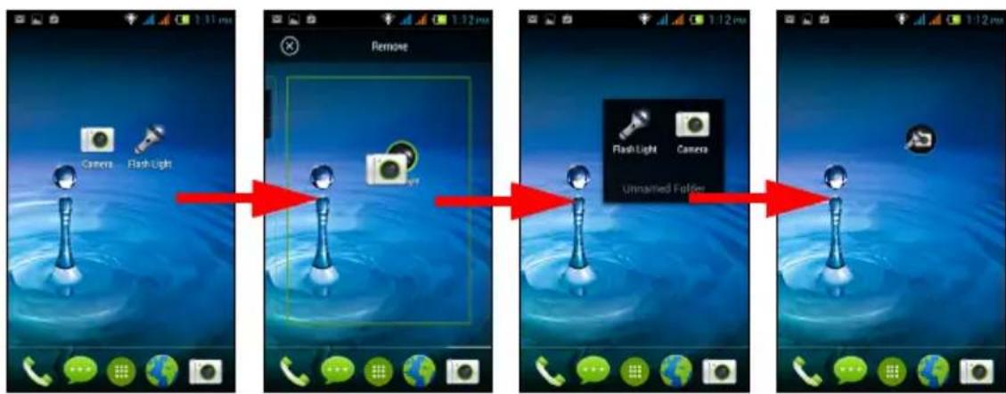 ACER Liquid Z4 Duo - Ajouter ou supprimer des dossiers - 1
