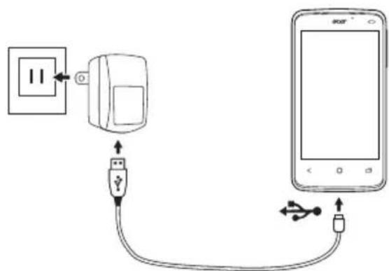 ACER Liquid Z4 Duo - Charger la batterie - 1