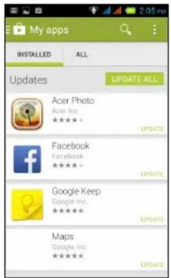 ACER Liquid Z4 Duo - Le menu application - 4