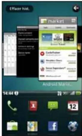 ACER Liquid MT - Historique des applications - 1