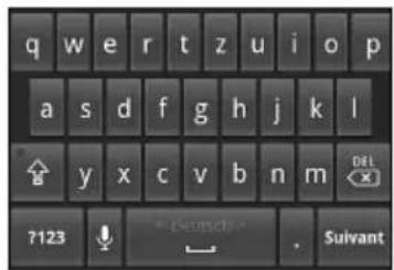 ACER Liquid MT - Clavier Android - 1