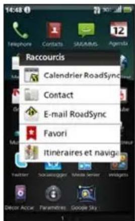 ACER Liquid MT - Raccourcis et Dossiers - 2