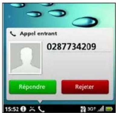 ACER Liquid MT - Répondre à ou refuser un appel - 2