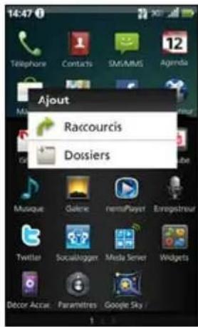 ACER Liquid MT - Raccourcis et Dossiers - 1