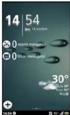 ACER Liquid MT - Ajouter ou supprimer des widgets - 1
