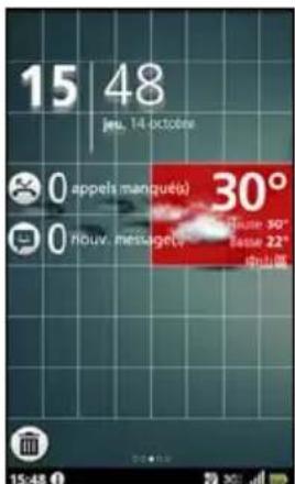 ACER Liquid MT - Ajouter ou supprimer des widgets - 4