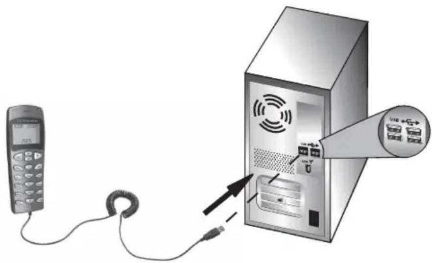 US ROBOTICS USB Internet Phone 9600 - Etape 2 : Connexion de l'USB Phone - 1