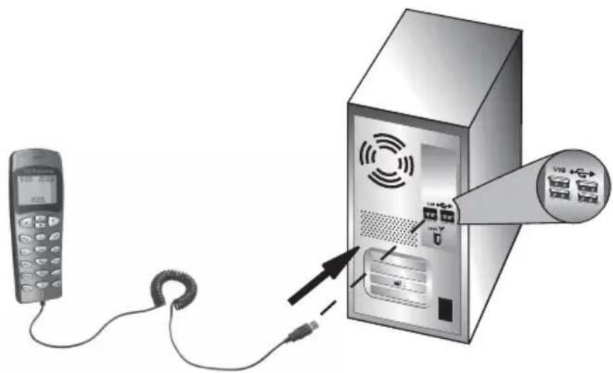 US ROBOTICS USB Internet Phone 9600 - Fase due: collegamento di USB Phone - 1