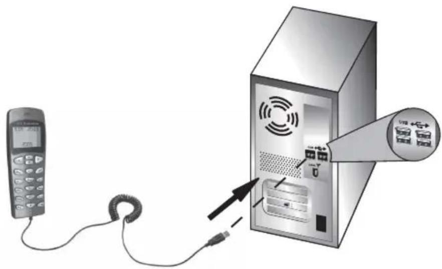 US ROBOTICS USB Internet Phone 9600 - Schritt: Anschluss des USB Phone - 1