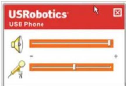 US ROBOTICS USB Internet Phone 9601 - Lautstärke - 1