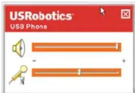 US ROBOTICS USB Internet Phone 9601 - Volumen - 2