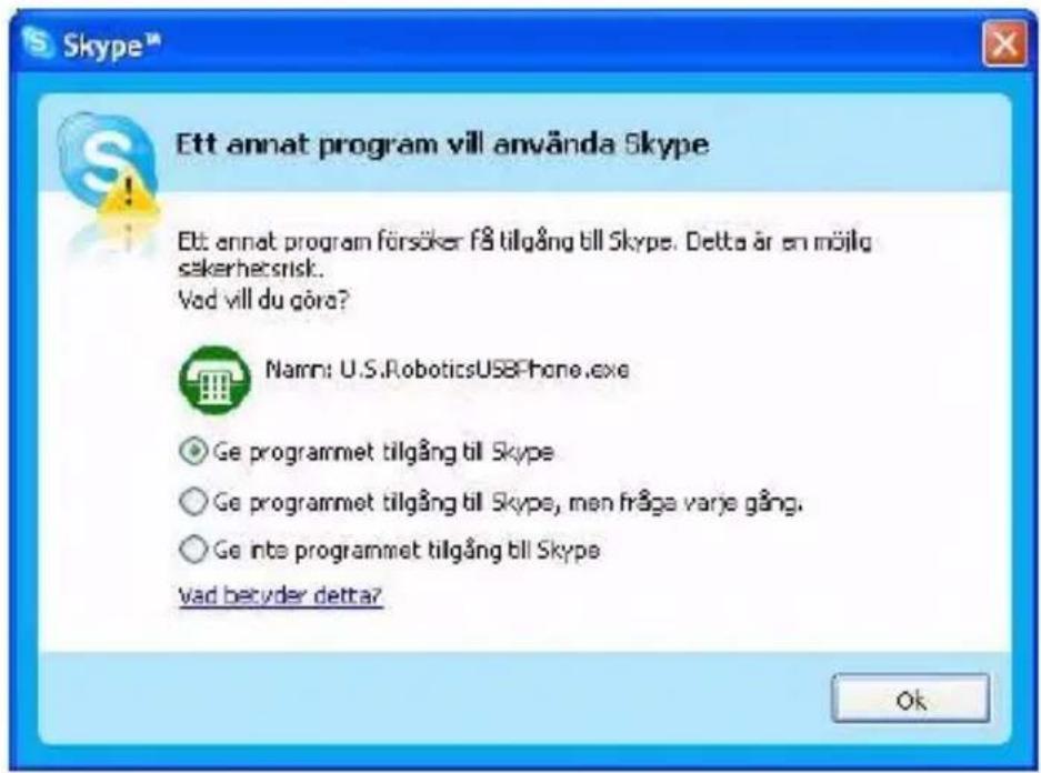 US ROBOTICS USB Internet Phone 9601 - Möjlig Lösning: - 2