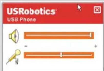 US ROBOTICS USB Internet Phone 9601 - Hlasitost - 2
