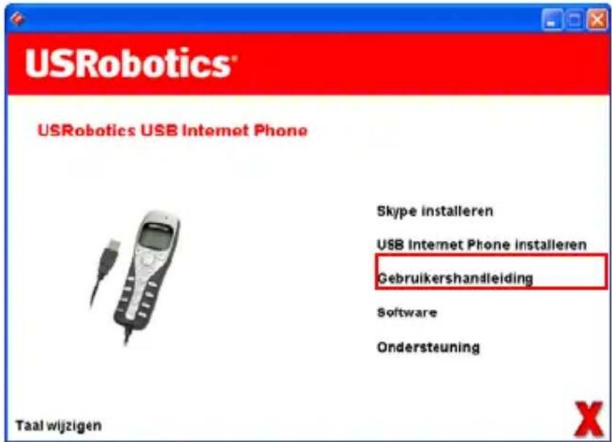 US ROBOTICS USB Internet Phone 9601 - Installeer de USB Internet Phone. - 1