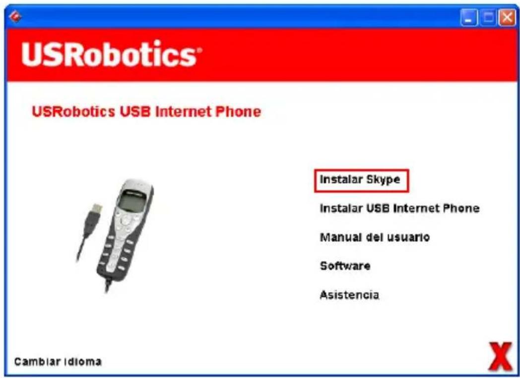 US ROBOTICS USB Internet Phone 9601 - Instale Skype - 1