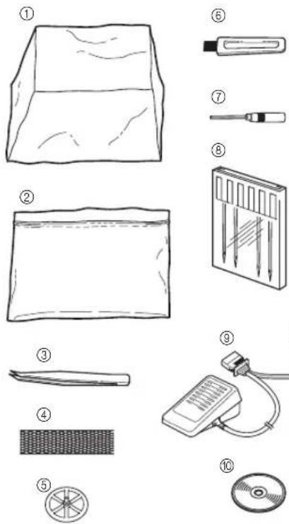 BROTHER 2104D - Accessoires fournis - 1