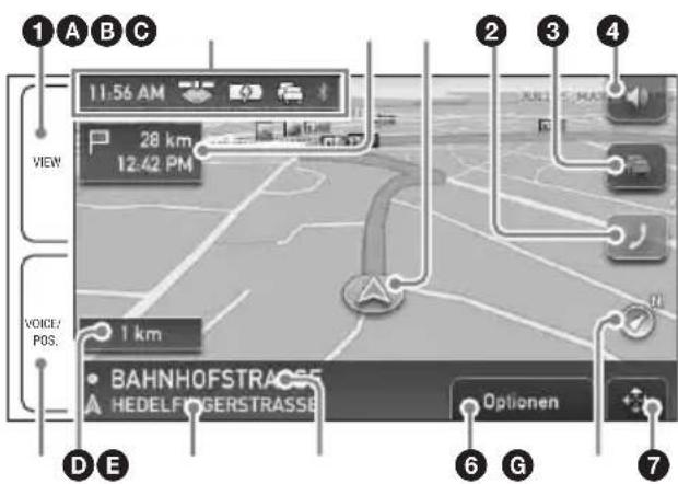SONY NVU93 - Informationen zum Kartenwerkzeugmenu - 1