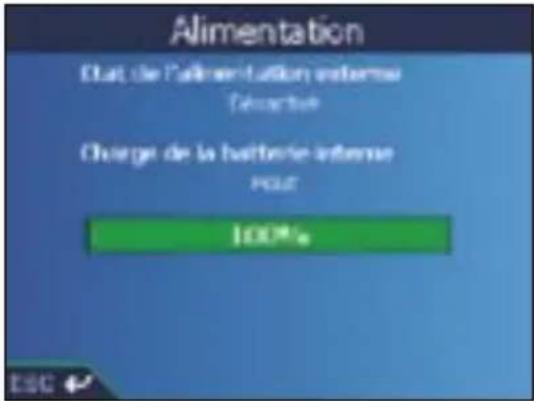 SONY GPX5 - Préférences du matériel – alimentation - 1