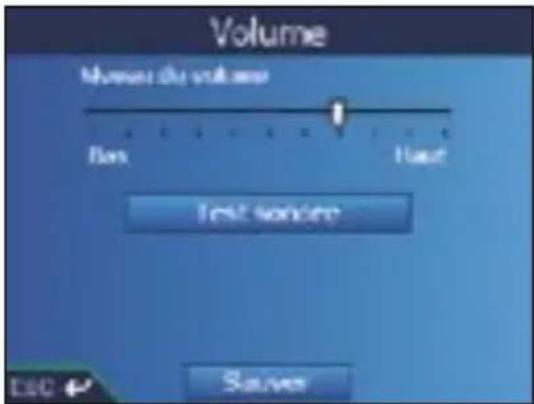 SONY GPX5 - Préférences du matériel - volume - 1