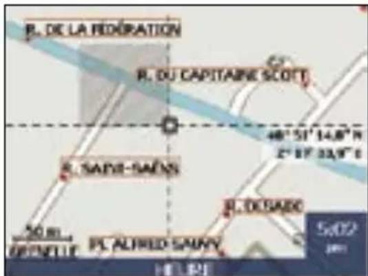 SONY GPX5 - Ajouter une zone à éviter - 1