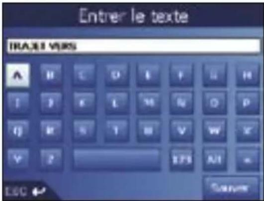 SONY GPX5 - Modification du nom d'un favori - 2