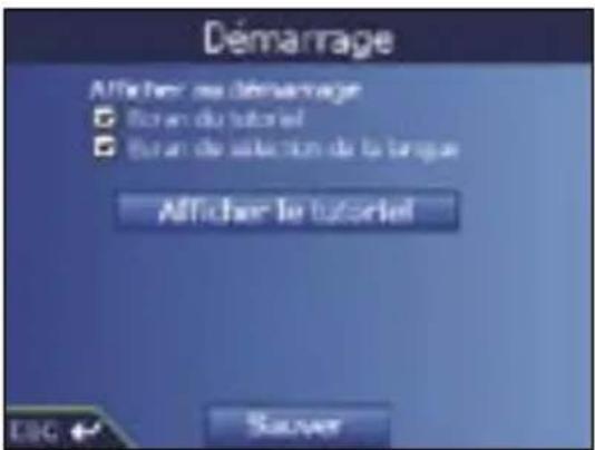 SONY GPX5 - Préférences de démarrage - 1