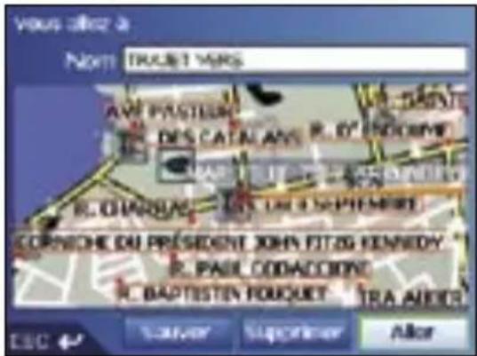 SONY GPX5 - Navigation vers un favori - 1