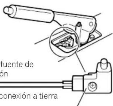 fuente de ón conexión a tierra