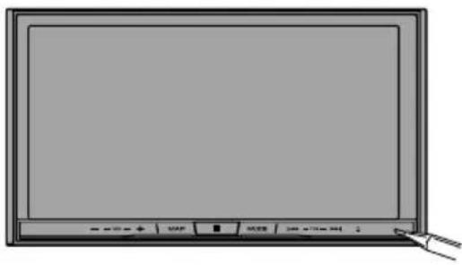 PIONEER AVICF9880DAB - 3AppuyersurleboutonRESET. - 1