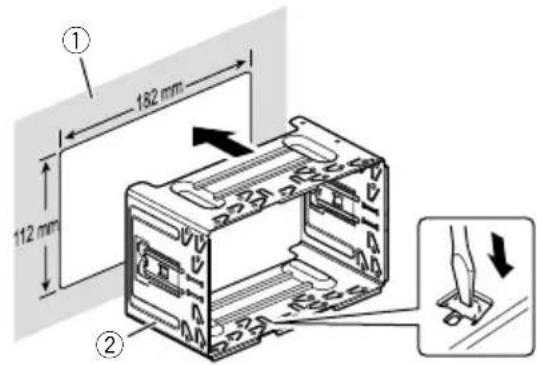 PIONEER AVICF9880BT - EinbaumitderHalterung - 1