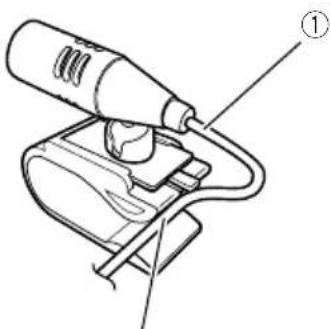 PIONEER AVICF9880BT - 1Duwdemicrofoonkabelindegroef. - 1