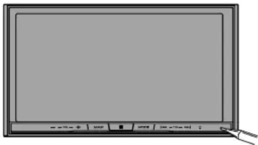 PIONEER AVICF9880BT - 3DruckenSiedieRESET-Taste. - 1