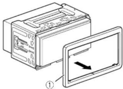 PIONEER AVICF9880BT - 1Extraigaelanilloembellecedor. - 1
