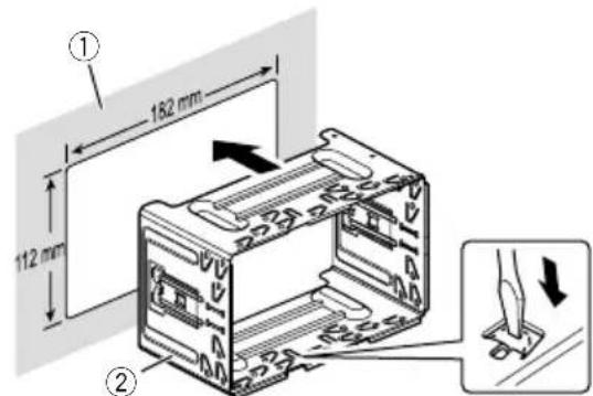 PIONEER AVICF980DAB - Instalacionconelsoporte - 1