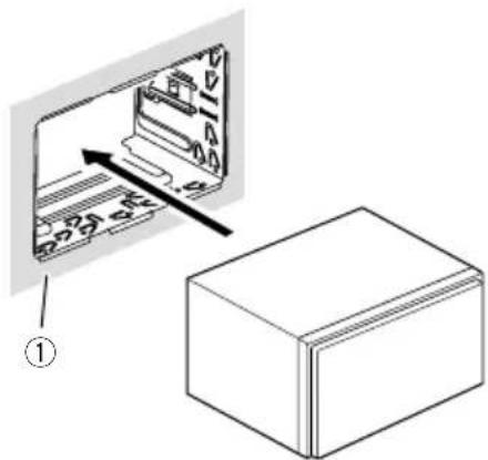 PIONEER AVICF88DAB - 3Installthisproducttotheholder. - 1