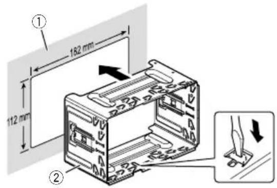 PIONEER AVICF88DAB - Installationaveclesupport - 1