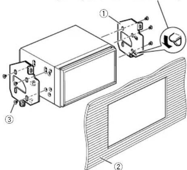PIONEER AVICF88DAB - Fasteningthisproducttothefactory radio-mountingbracket. - 2
