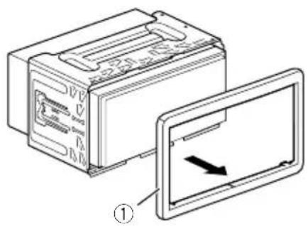 PIONEER AVICF88DAB - 1Verwijderdeafwerkingsrand. - 1
